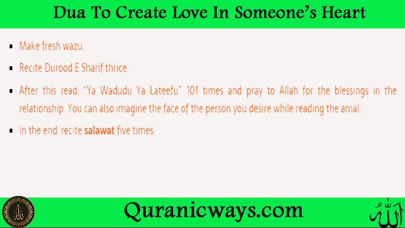 Dua To Create Love In Someone’s Heart