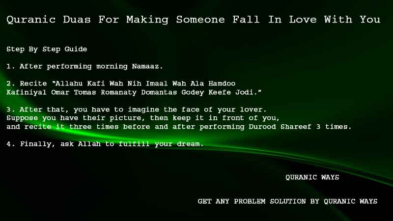 Dua to Make Someone Fall in Love With You